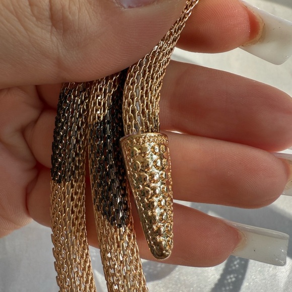 Snake Design Wrap Necklace serpent multi - Picture 6 of 9